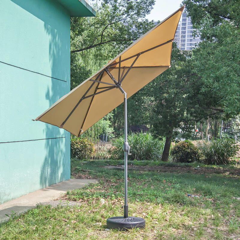 户外遮阳伞长方形伞阳台庭院太阳伞花园商铺防雨斜面摆摊遮雨大伞