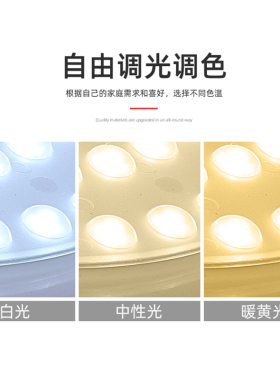 LED吸顶灯芯圆形改造灯板改装光源边驱模组环形灯管灯条家用灯盘