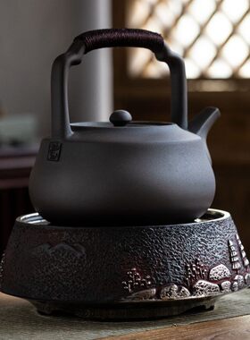 御汕堂煮茶电陶炉茶炉静音煮茶器铁壶烧水泡茶台式迷你家用陶电炉