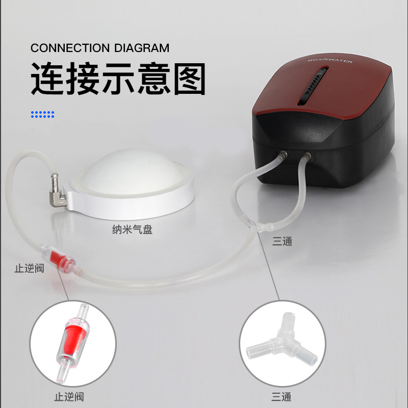 博特鱼缸氧气泵打氧泵打氧机水族箱增氧泵充氧泵小型增氧泵加氧泵