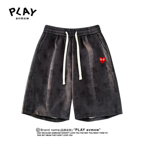 PLAYAVMXW潮牌夏季休闲五分短裤