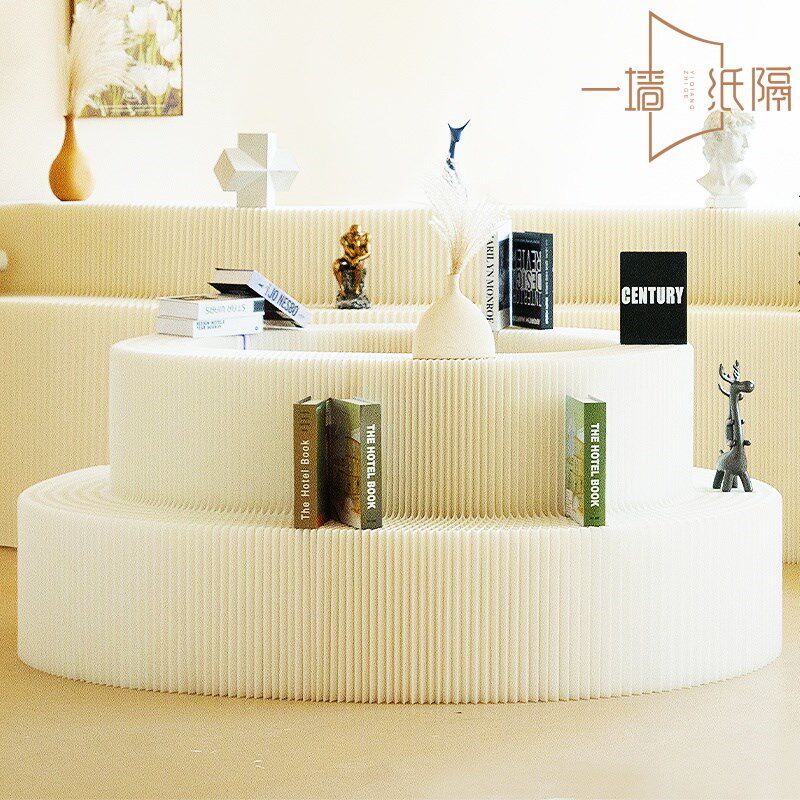 多层展示台陈列架可折叠收纳阶梯展台落地摆台中岛展柜产品展示架