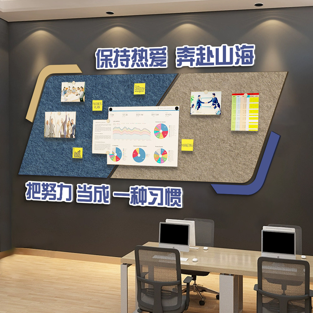 班级文化布置评比公告栏荣誉榜毛毡板墙贴学生风采照片展示墙装饰