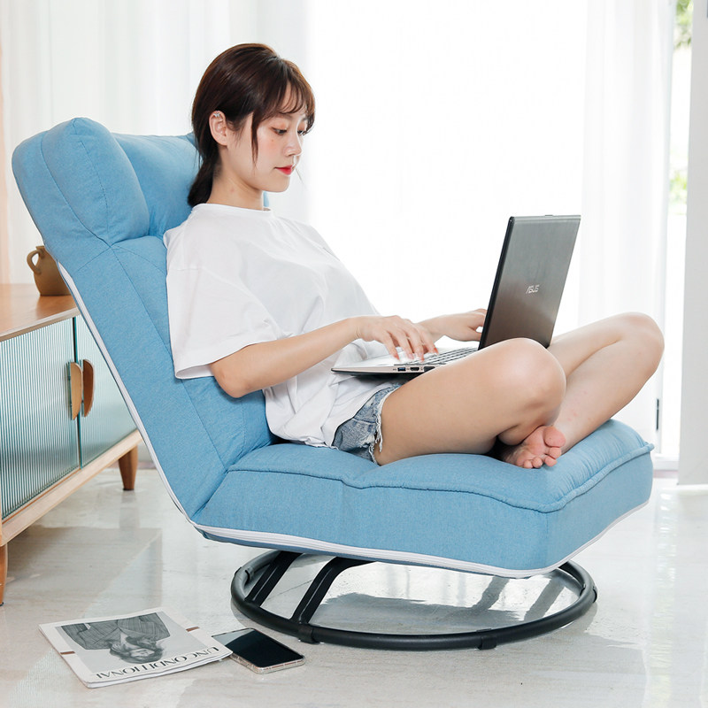 懒人沙发榻榻米哺乳椅喂奶椅客厅卧室小沙发折叠躺椅靠背椅太阳椅