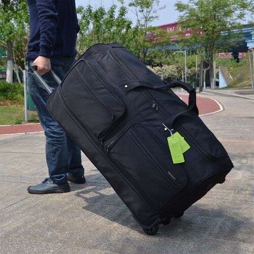 超轻拉杆包超大容量40寸旅行箱软牛津布男学生行李箱托运包大轮子