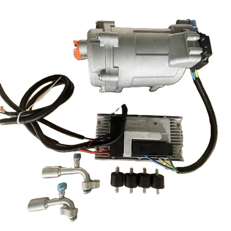 全新制冷多车型通用驻车12V24V电动涡旋汽车空调压缩机