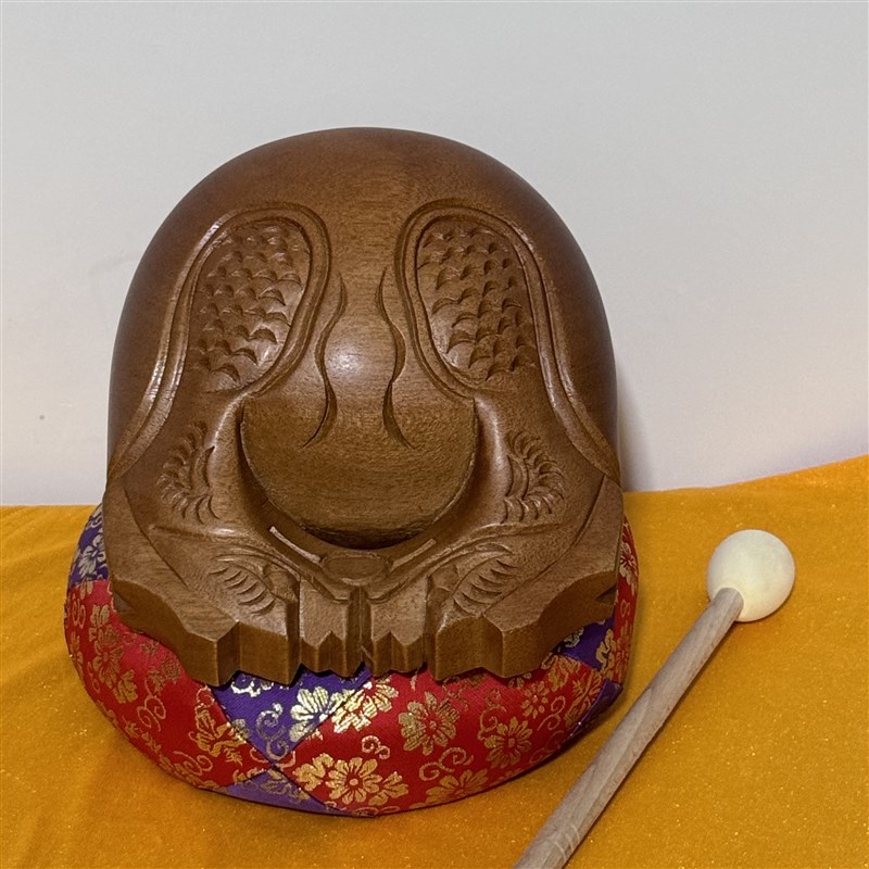 台湾桂兰木木鱼寺院用品实木木鱼佛法会法器打击乐器包邮