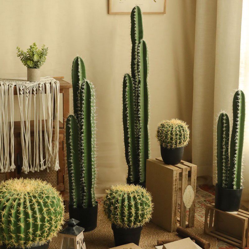 仿真仙人球仙人柱大型植物盆栽室内绿植橱窗装饰造景量天尺仙人掌