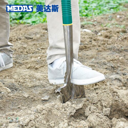 家庭园艺不锈钢铲园林手动工具铲子户外野营 铁锹铁铲翻土工兵铲