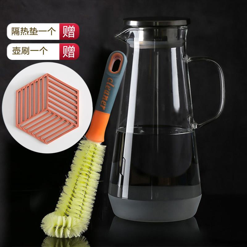 英国ORTOR冷水壶家用简约凉水壶透明玻璃泡茶壶大容量果汁热水壶