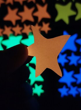 北欧五角星壁饰创意贴纸幼儿园儿童房装饰满天星星墙贴夜光星星