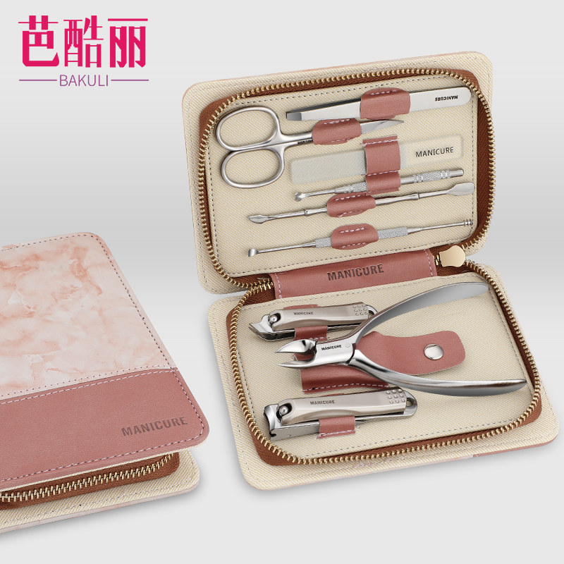 高档指甲刀套组防飞溅指甲剪家用甲沟专用指甲刀斜口鹰嘴指甲钳炎