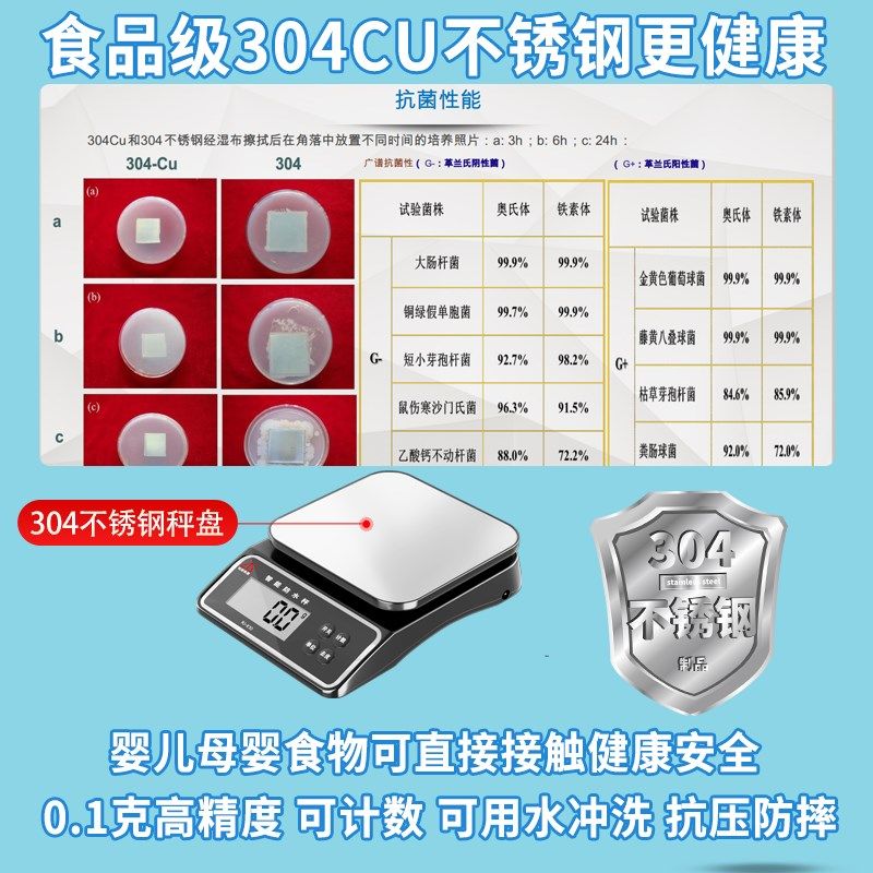 高精度精准克度电子秤厨房称茶叶专用电子量茶称小型茶器家用小称