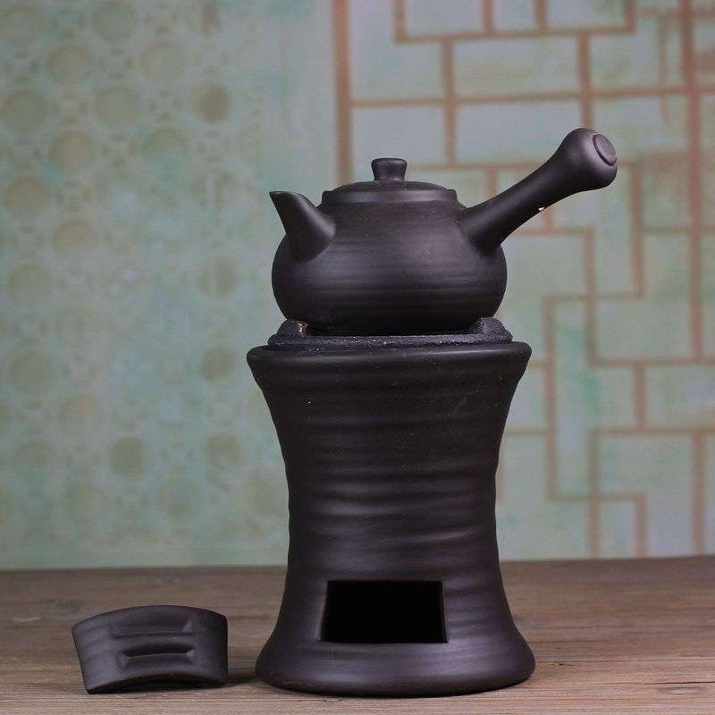 紫砂壶茶具酒精炉灯功夫泡茶壶铁艺泡茶炉套装烧水围炉煮茶器小火