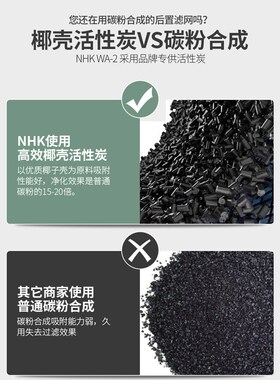 适用于NHK WA-2净饮一体式滤芯 四重净化RO反渗透净水器