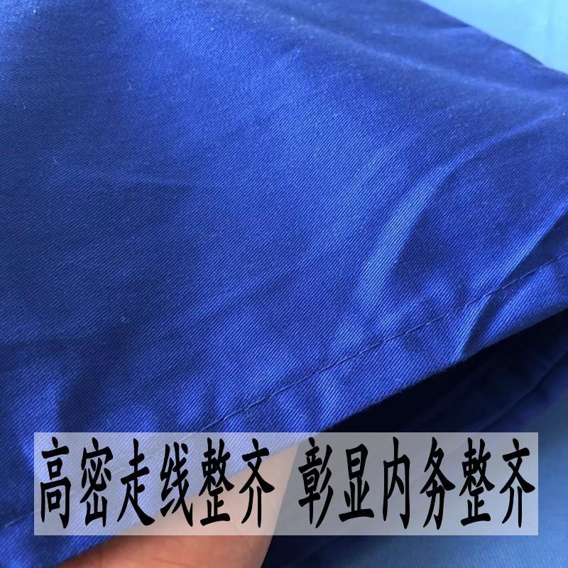 深蓝色床单定做印字蓝色三件套单位浅蓝色床单印字定做 床笠浅蓝
