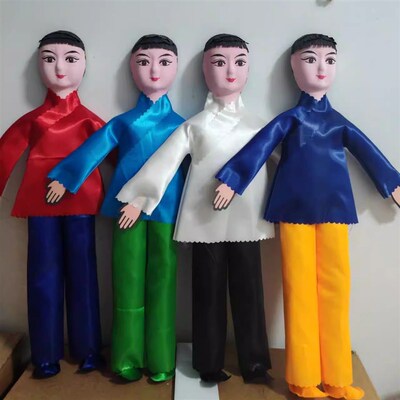 纸人布人童男童女手工艺品影视道具颜色尺寸可定佣人丫鬟成品发货