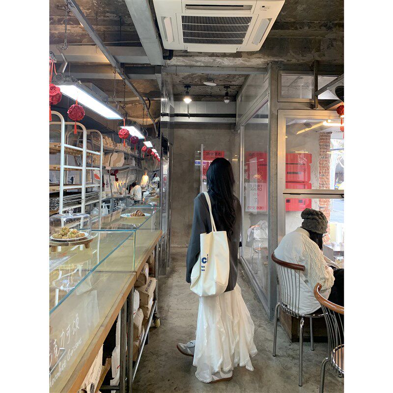 YAQING灰色西装外套女小个子2025春秋季新款高级感宽松型气质西服