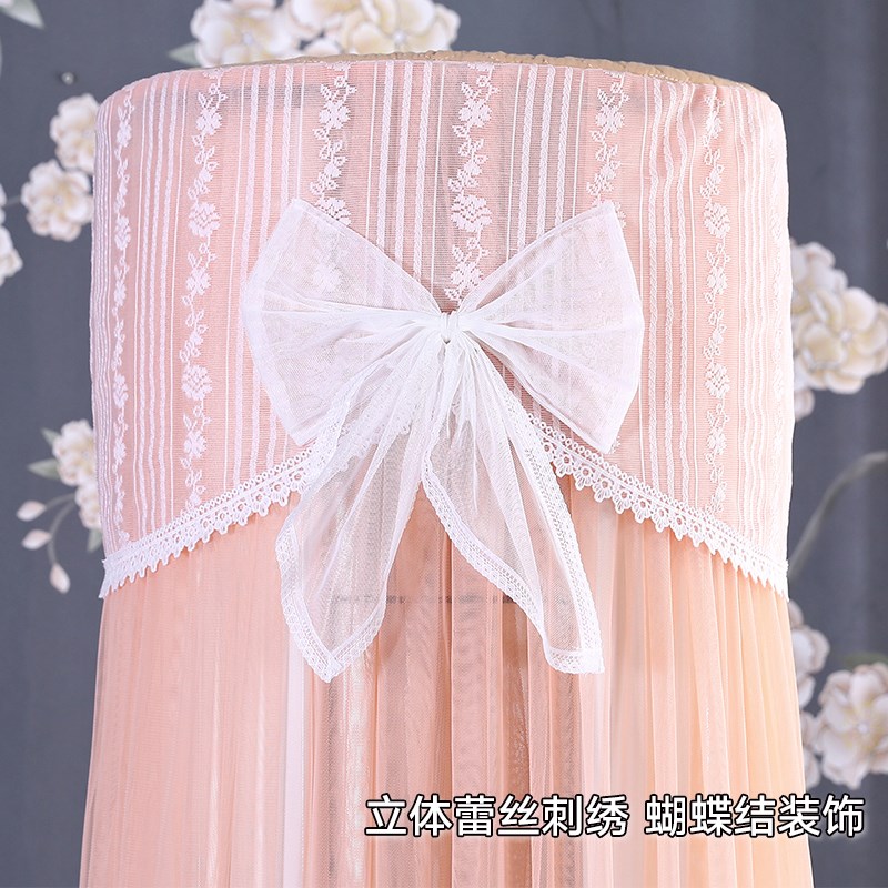 空调罩新款柜机圆形圆柱开机不取客厅蕾丝柜式立式室内空调防尘罩
