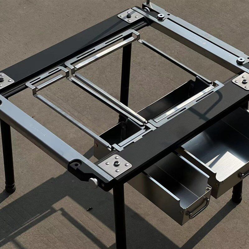 户外露营IGT框架桌配件可抽拉式0.5单元一单元置物盒收纳盒调料盒