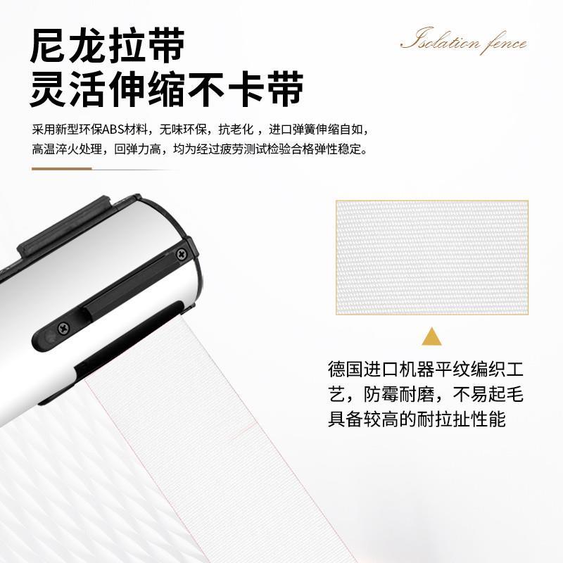 白色隔离带伸缩带排队护栏围栏不锈钢银行一米线护栏杆警戒安全柱