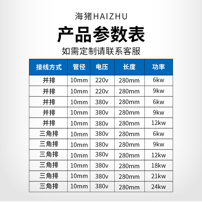 蒸烫机加热管380v220v工业蒸汽发生器电锅炉140法兰电热管大功率m