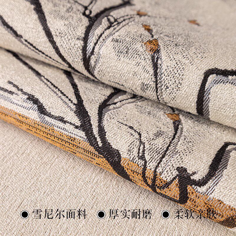 新中式沙发垫中国风高档防滑坐垫中式四季通用实木沙发套罩盖布巾