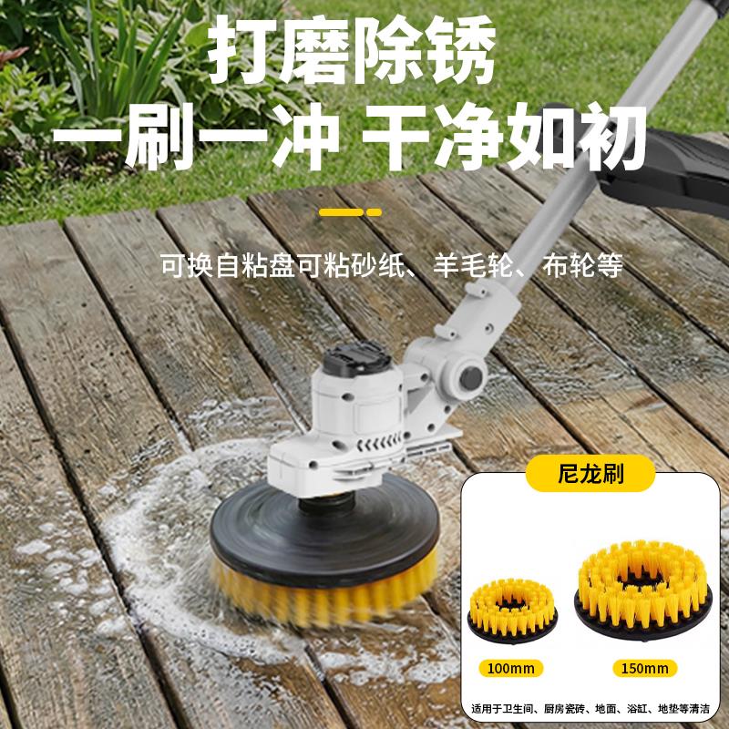 电动清洁刷多功能刷地机家用墙地面瓷砖清洗机庭院石板刷洗大功率