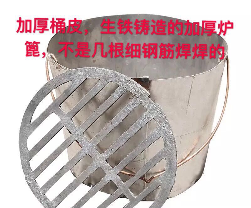 瓦缸生铁加厚木炭桶瓦缸瓦罐木炭桶包邮小瓦罐炭桶煨汤家用炉芯