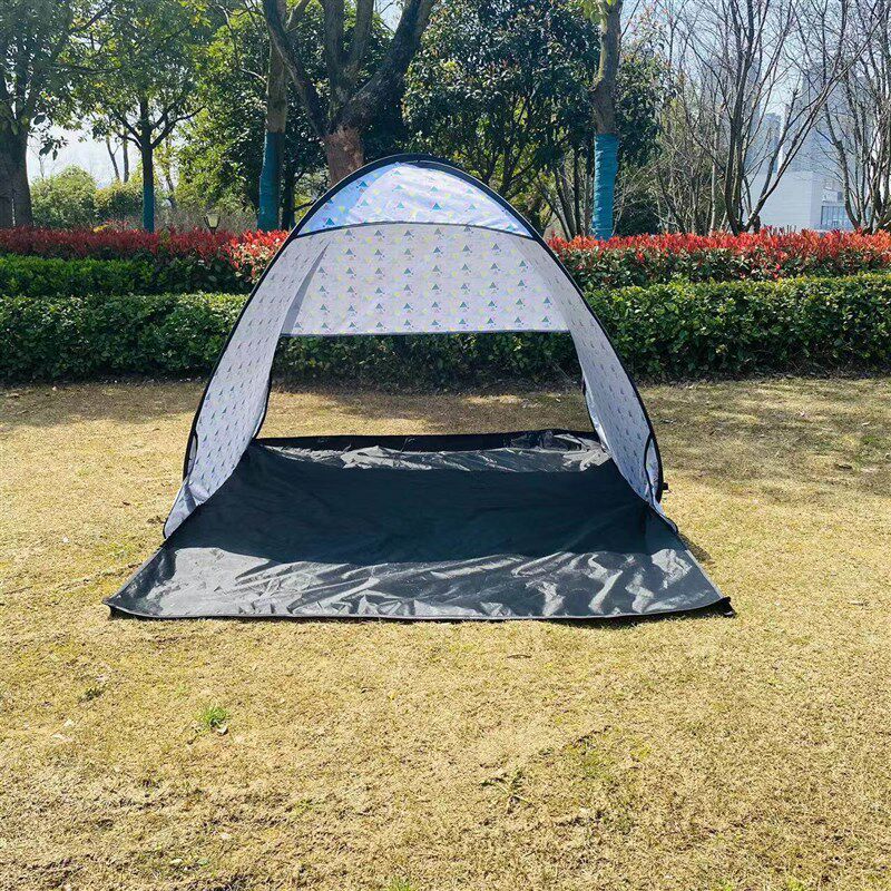 秒开户外露营帐篷防晒海边沙滩帐休闲遮阳篷速开便携免安装