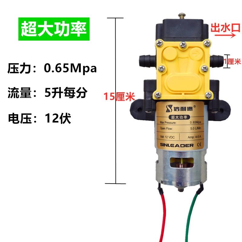 农用电动喷雾器高压水泵大功率12v高压智能型电动喷雾器电机水泵