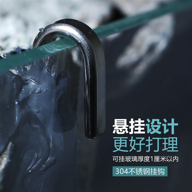 天空之城 鱼缸造景石 青龙石流水假山摆件真石头悬空装饰成品全套
