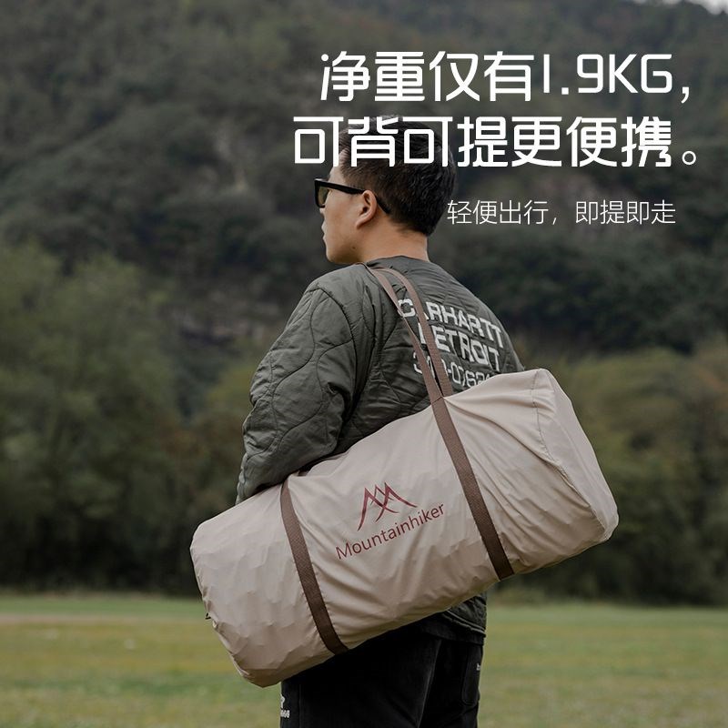 山之客户外露营带泵奶酪垫自动充气床户外家用便捷轻便充气床垫