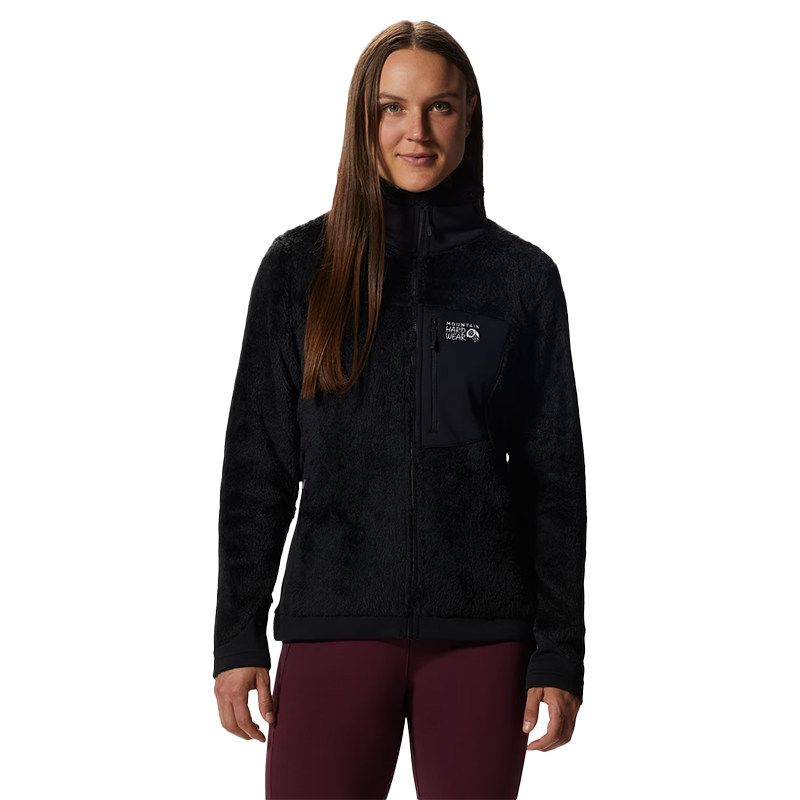 Mountain Hardwear山浩女Polartec High长毛绒弹力保暖抓绒衣