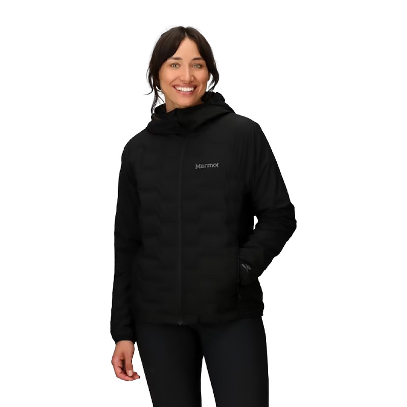 Marmot美版土拨鼠女WarmCube户外P棉保暖轻量透气连帽羽绒700蓬
