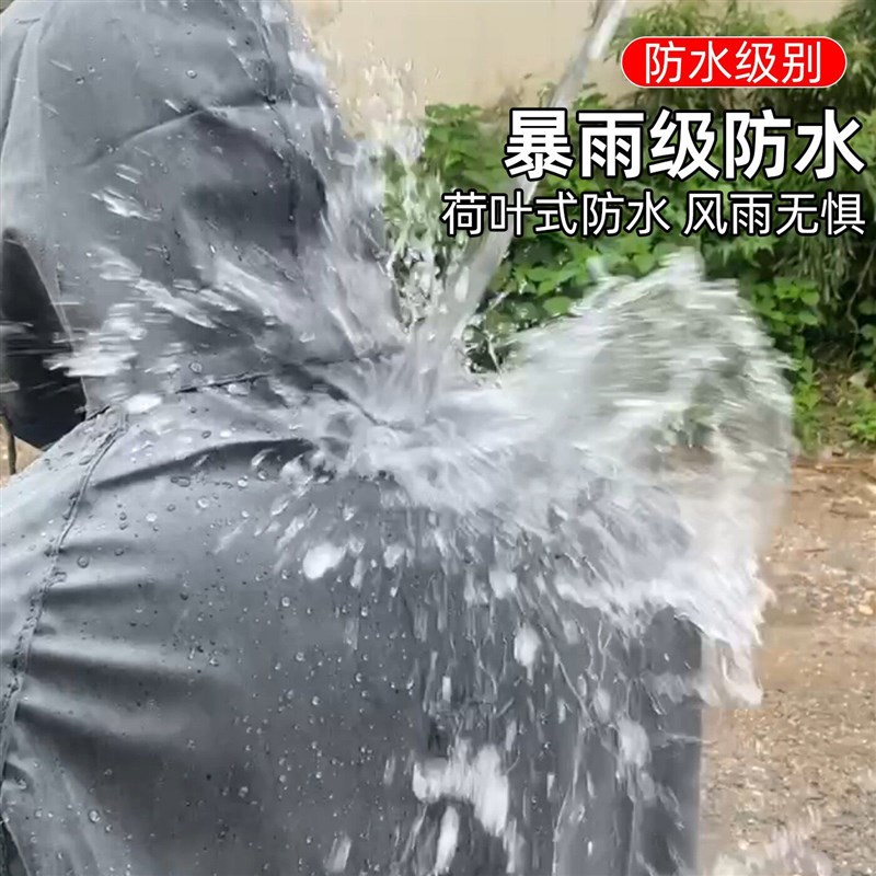 正品87老式帆布连体雨衣抗洪救灾劳保矿用分体雨服特厚橡胶雨披男
