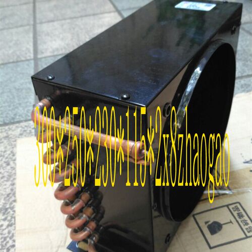 全新工业蒸发器冰柜冷柜双风口冷凝器风冷铝翅片铜管散热器换热器