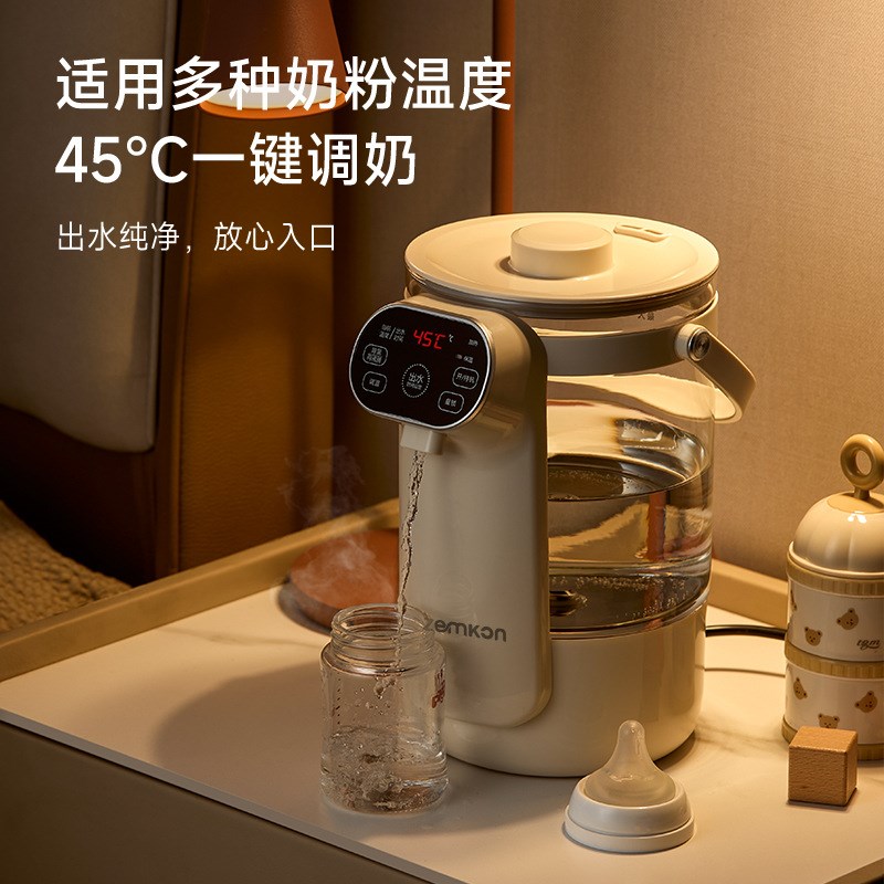 全玻璃恒温壶婴儿电热水瓶饮水机烧水壶保温一体全自动保温热水壶