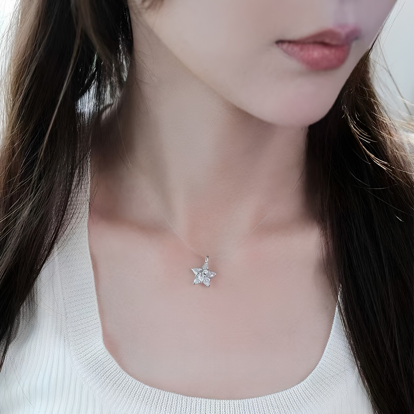 幸运星星星织女星项链轻奢小众设计感纯锁骨链配饰生日送闺蜜女友图片