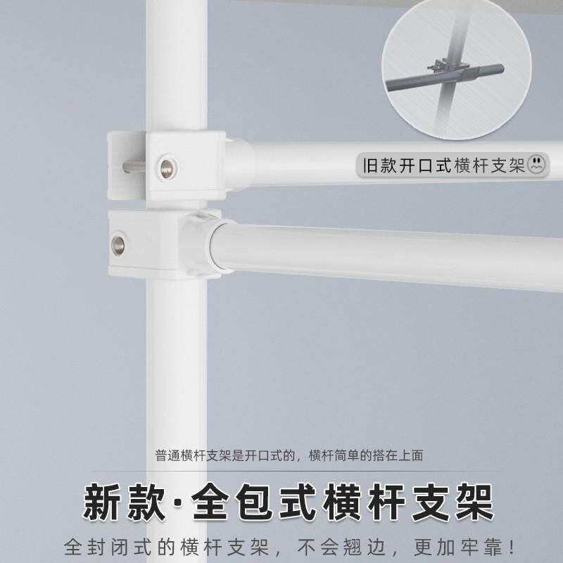 顶天立地屏风隔断免打孔客厅一房变两房美容院床遮挡帘房间隔断墙
