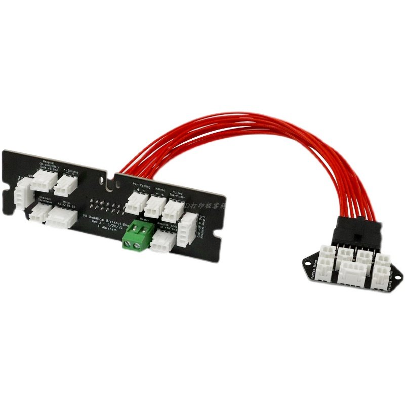 VORON 0/0.1/0.2 热端转接板 带线缆改装升级 腔温监测