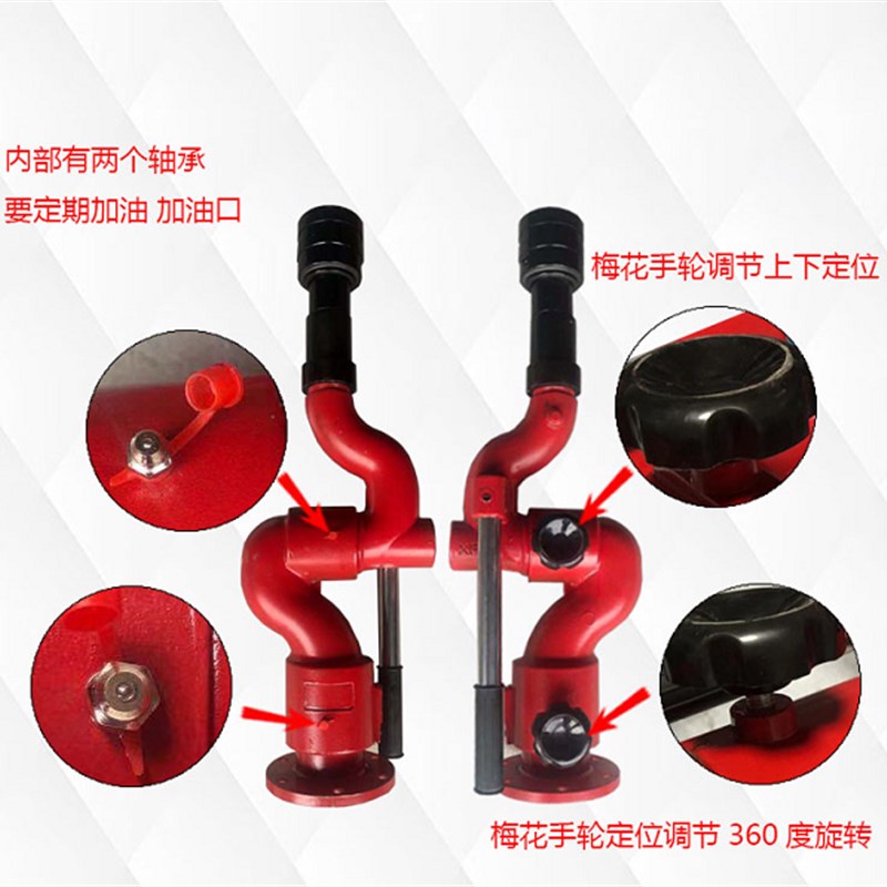 洒水车消防水炮水枪头高压S型消防水枪喷头喷嘴高压炮洒水车炮头