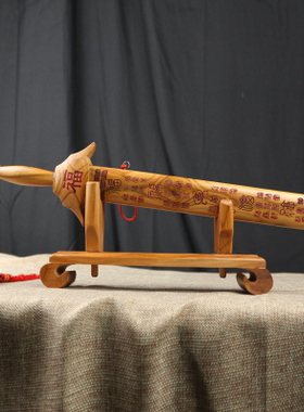 剑架木刀架底座简易刀架客厅简约摆件桃木剑托家居实木装饰品摆设