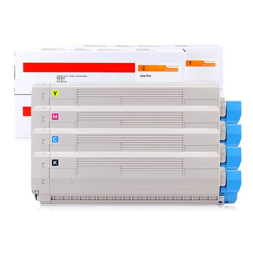 适用OKI C811粉盒OKI C831碳粉盒C811dn C831dn彩色墨盒激光打印