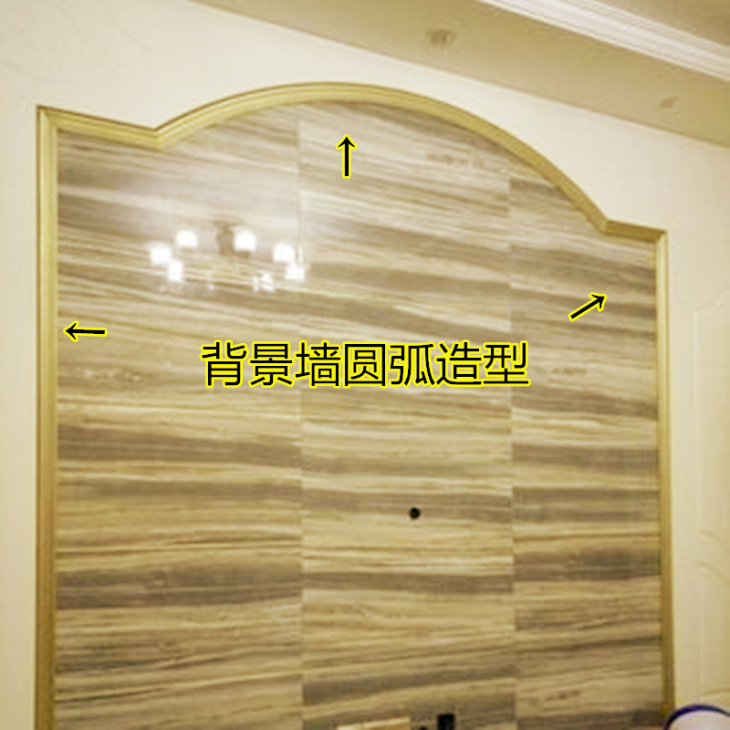 pvc软线条 电视背景墙边框吊顶装饰条 石膏美边弧形包边塑料PU线