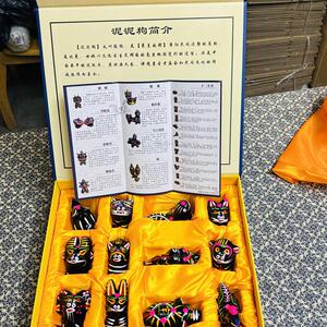 淮阳泥泥狗 十二生肖 特色纯手工 纪念礼盒收藏 摆件民间非遗艺术