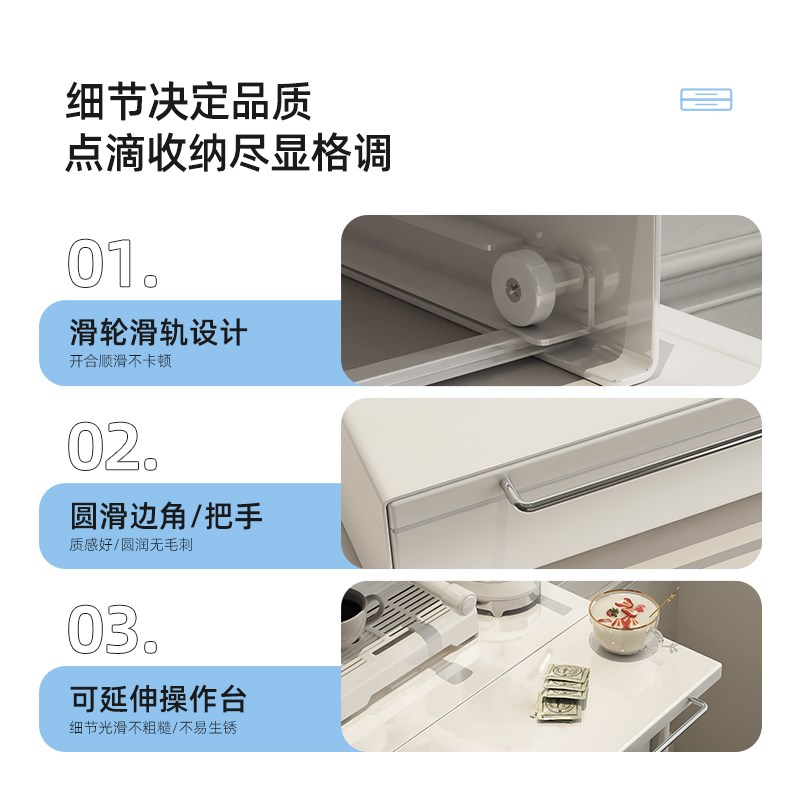办公室打印机置物架工位桌面多层抽屉文具文件收纳柜复印机增高架