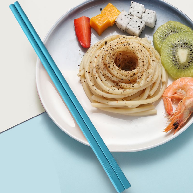 合金筷子商用餐饮饭店酒店消毒机专用筷子防滑50双100双彩色包邮