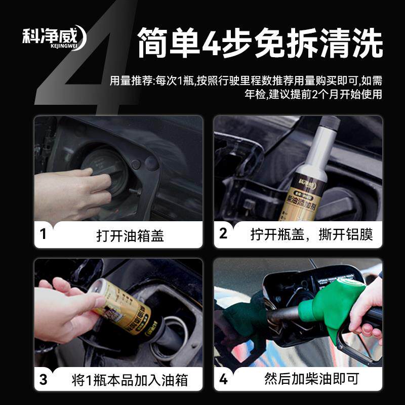 科净威柴油车燃油添加剂 喷油嘴清洗液与积碳清除剂