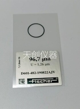 D601-480校准膜片50m菲希尔D601-482膜厚仪标准片100m/75m